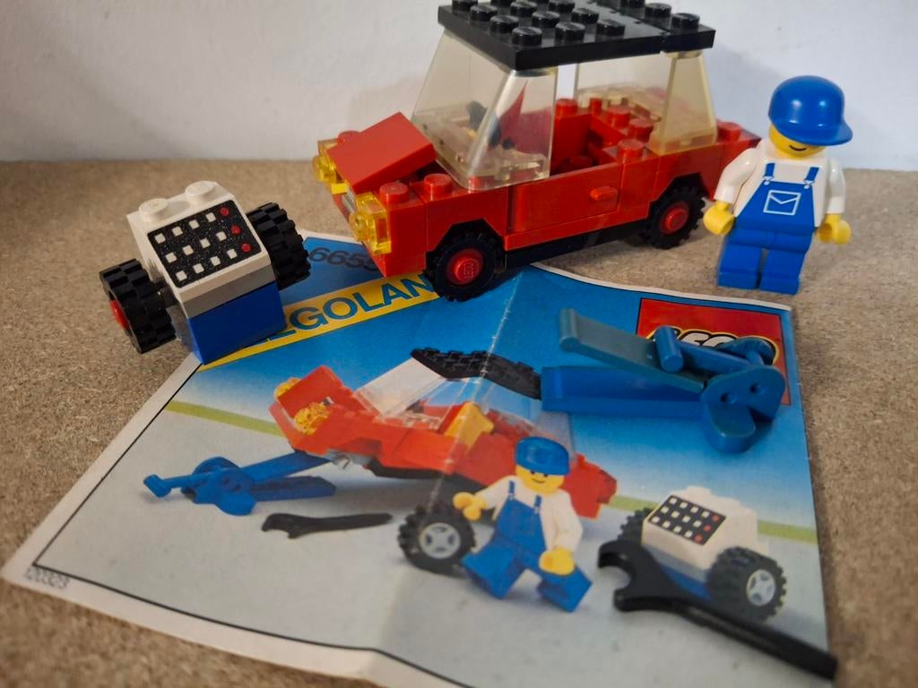 Lego vintage banden wissel bandenservice 6655 compleet, Kinderen en Baby's, Speelgoed | Duplo en Lego, Ophalen of Verzenden, Gebruikt