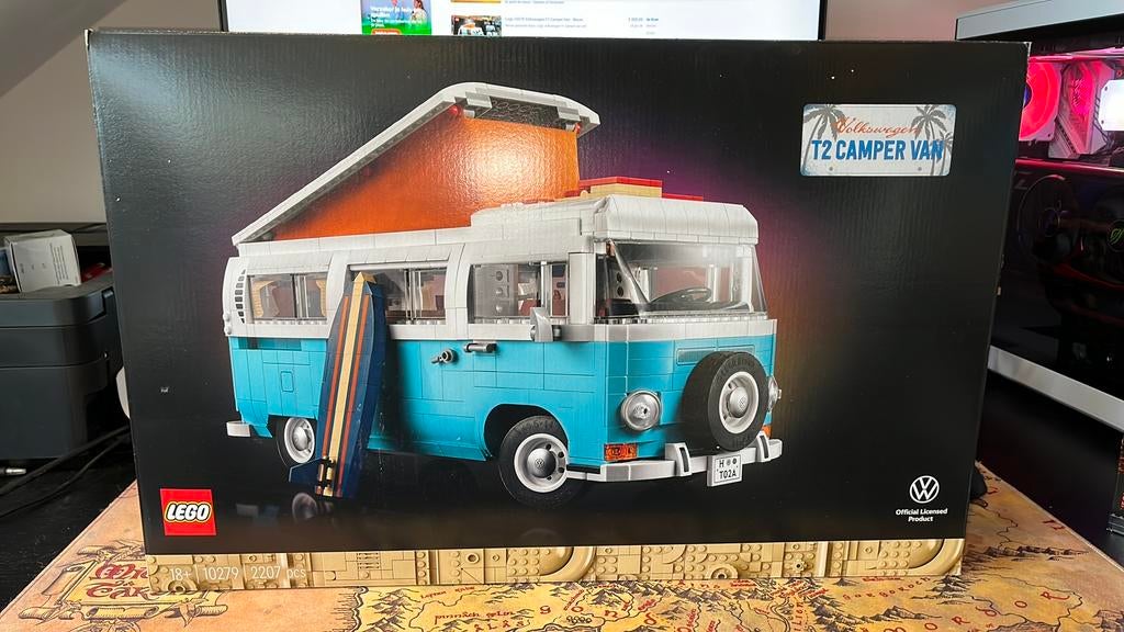Lego 10279 volkswagen t2 camper nieuw 170 euro, Ophalen of Verzenden, Zo goed als nieuw