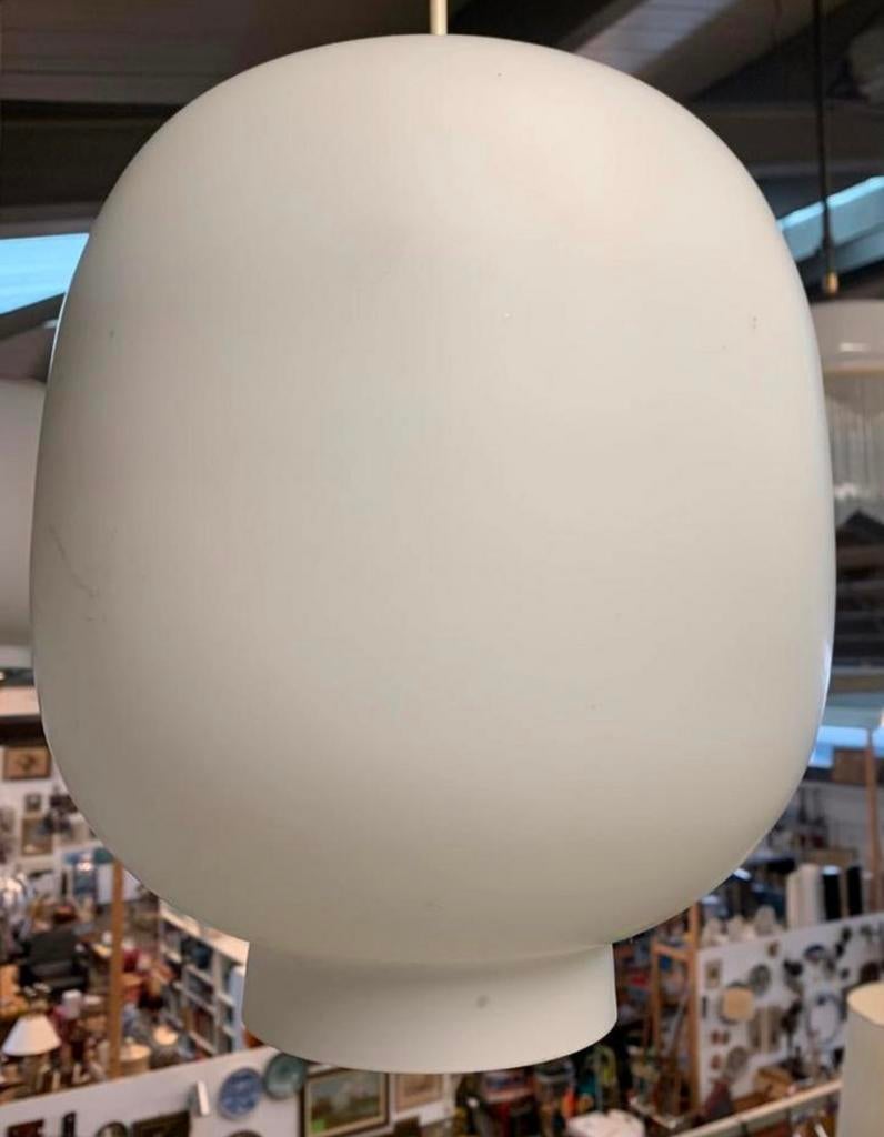 Lamp zes zeldzaam vintage Gispen Giso glazen kelken jaren 50, Huis en Inrichting, Lampen | Hanglampen, Ophalen of Verzenden