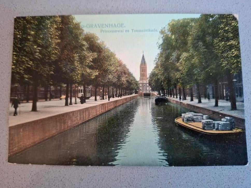 Ansichtkaart Den Haag - Princessewal en Toussaintkade, Verzamelen, Ophalen of Verzenden, Voor 1920, Ongelopen, Zuid-Holland