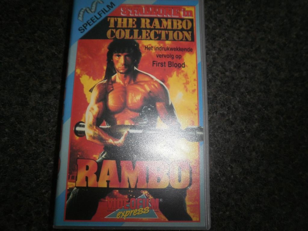 RAMBO 2! Top Klassieker met Sylvester Stallone Op VIDEO!, Cd's en Dvd's, VHS | Film, Vanaf 16 jaar, Ophalen of Verzenden, Zo goed als nieuw