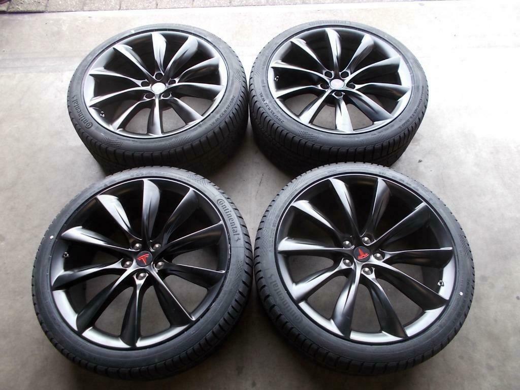 NIEUWE 22 INCH TESLA MODEL X VELGEN +NIEUWE BANDEN 285 35 22, Auto-onderdelen, Banden en Velgen, Velg(en), 285 mm, Nieuw, Overige maten
