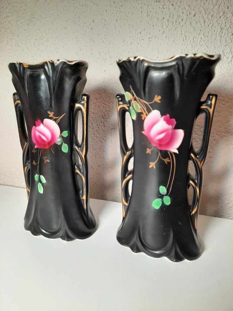 Vintage Shaw & Copestake Vaasjes Art Nouveau/Victoriaans, Antiek en Kunst, Ophalen of Verzenden