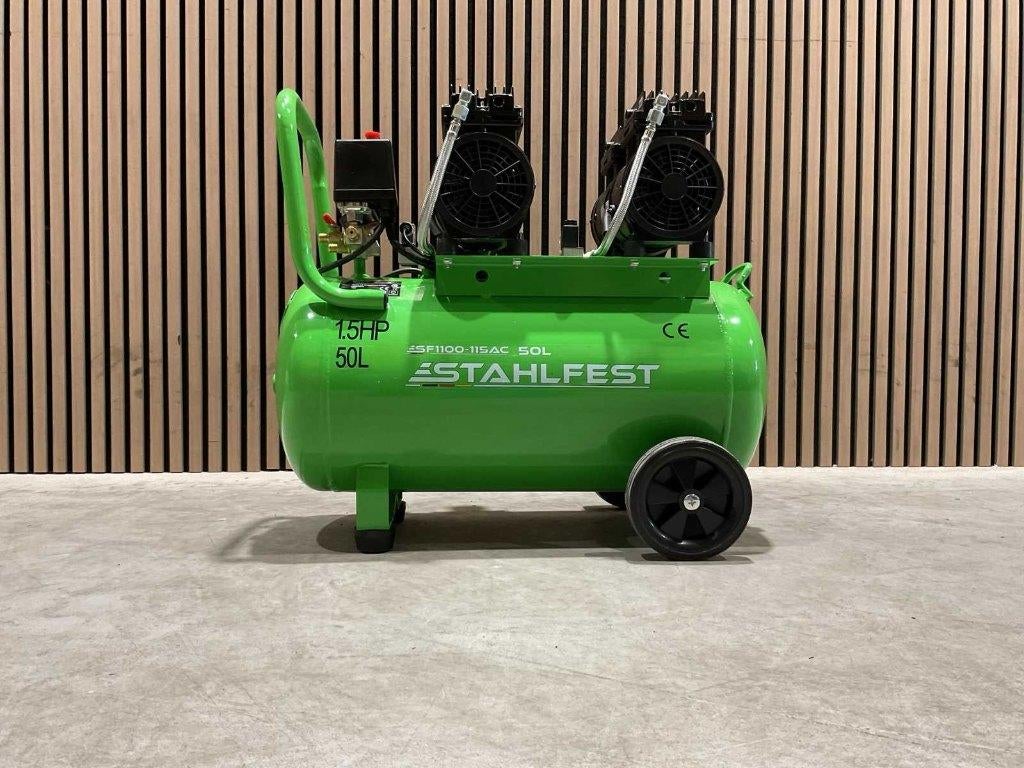 Stahlfest 50L Olievrije compressor nieuw in doos ‼️, Doe-het-zelf en Verbouw, Compressors, Ophalen, 6 tot 10 bar, Nieuw, Olievrij