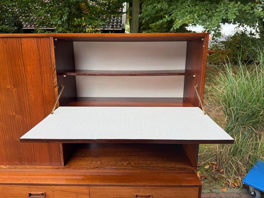 Topform Midcentury Kast / Dressoir - Jaren 60, Ophalen, Gebruikt, Teakhout, 100 tot 150 cm