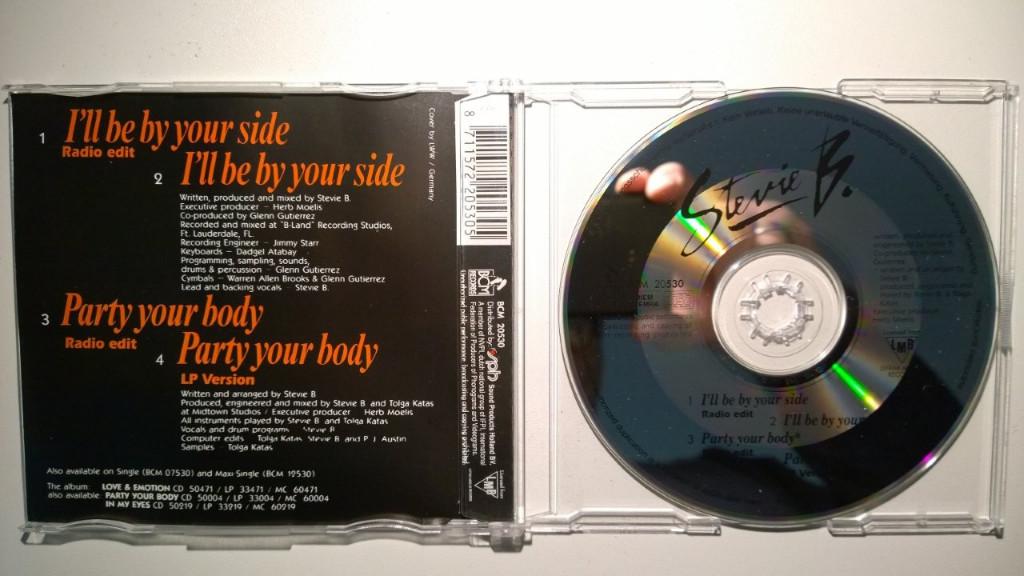 Stevie B. - I'll Be By Your Side, Maxi-single, Ophalen of Verzenden, Zo goed als nieuw, 1 single