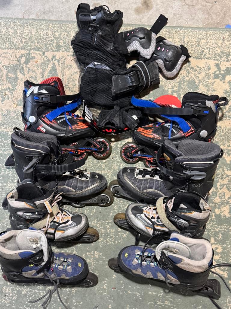 Diverse skates te koop, Overige merken, Ophalen of Verzenden, Inline skates 4 wielen, Dames