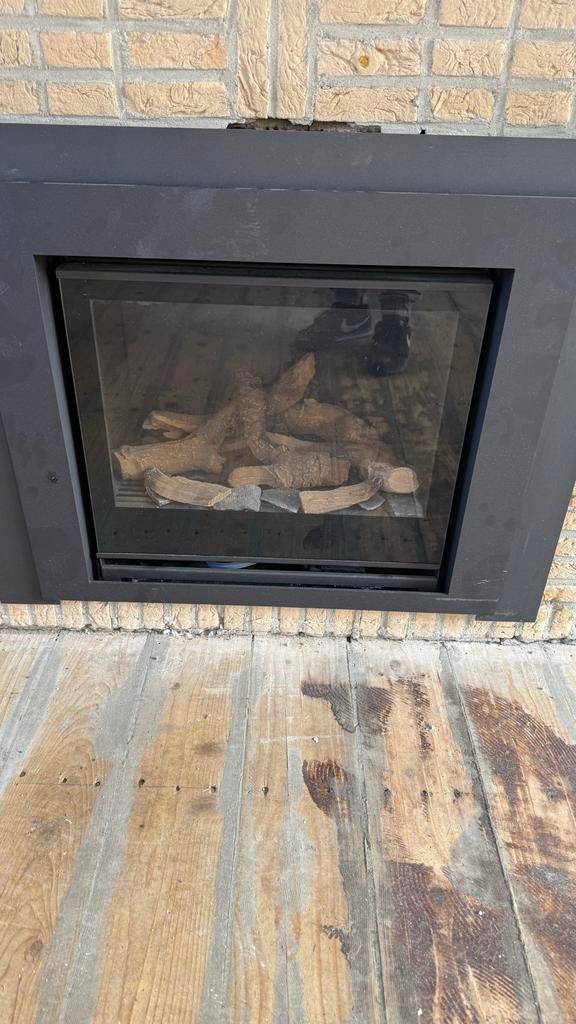 Gashaard Belfires Unica-2 50 inbouw, Ophalen, Zo goed als nieuw, Inbouwhaard, Gashaard
