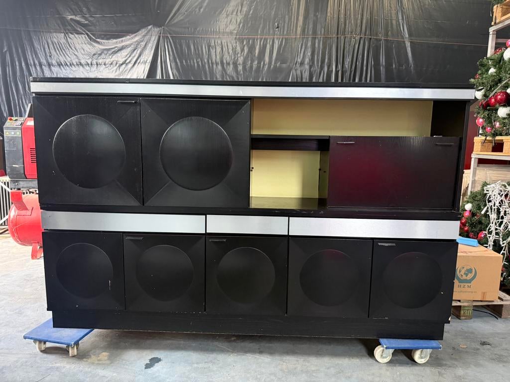 Brutalist sideboard / dressoir  2 stuks, Ophalen, Gebruikt, 25 tot 50 cm