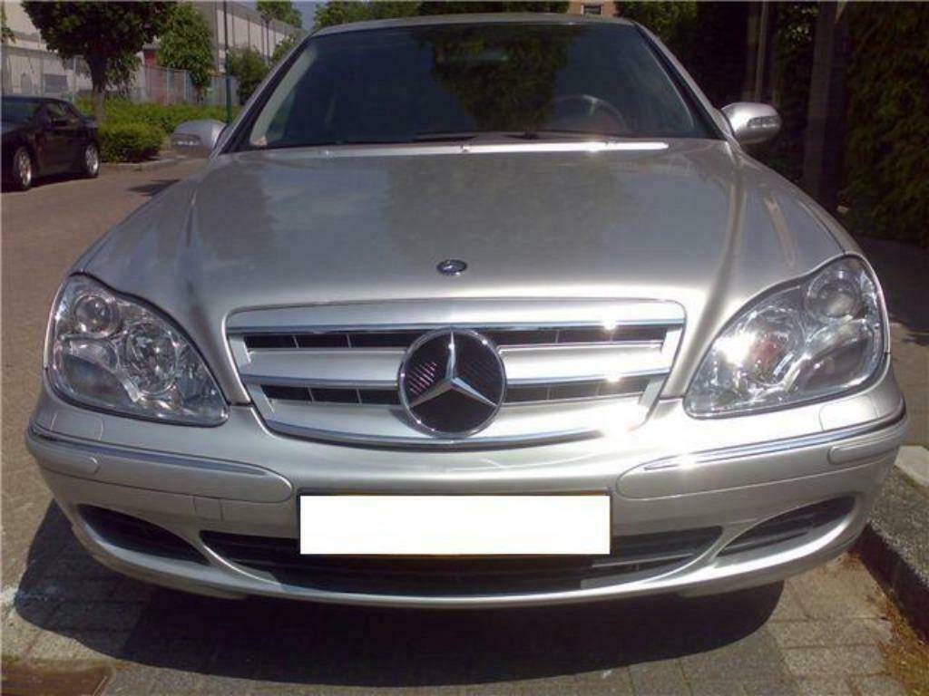 Mercedes W220 S Klasse AMG Look Grill Grillen Sportgrill, Auto-onderdelen, Ophalen of Verzenden, Nieuw, Mercedes-Benz, Motorkap