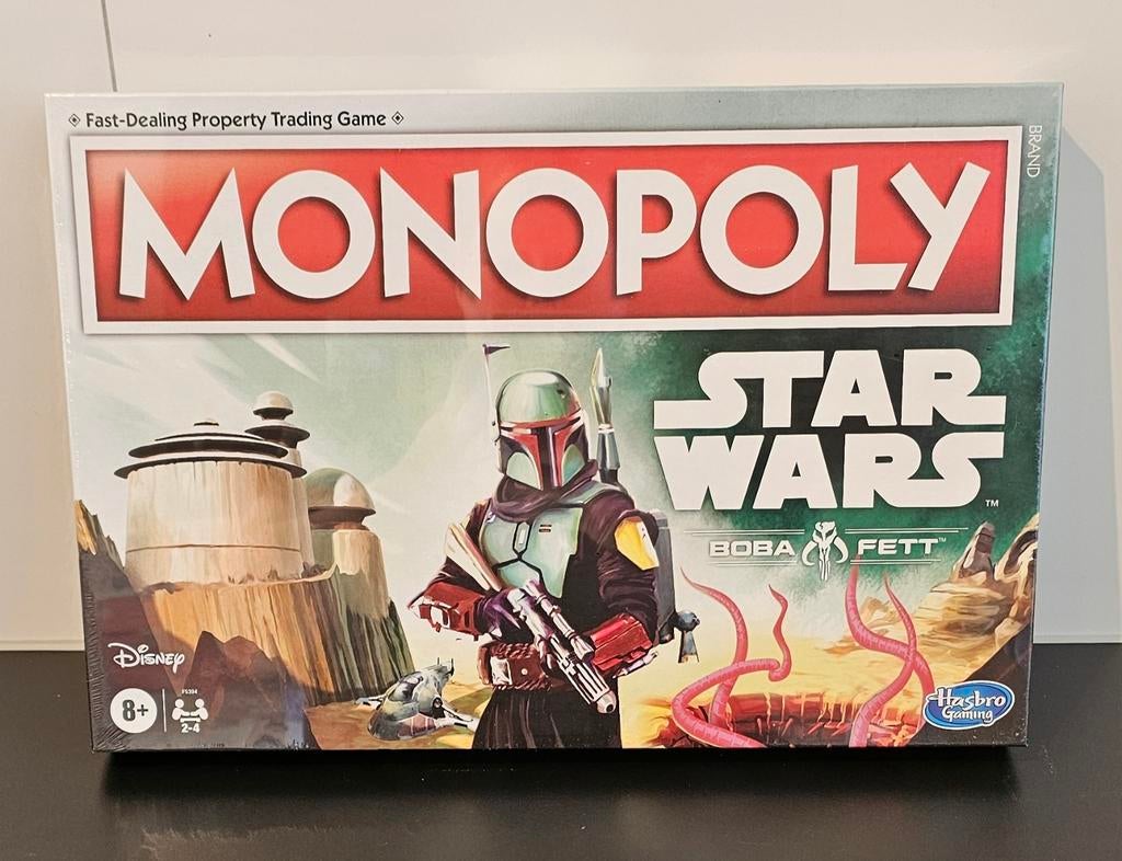Monopoly Star Wars Boba Fett gesealed!, Drie of vier spelers, Ophalen, Nieuw, Hasbro