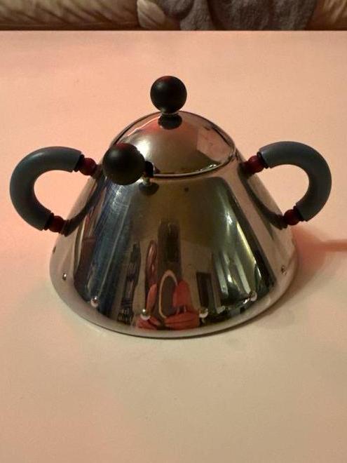 Alessi Michael Graves Suikerpot met Lepel, Ophalen of Verzenden