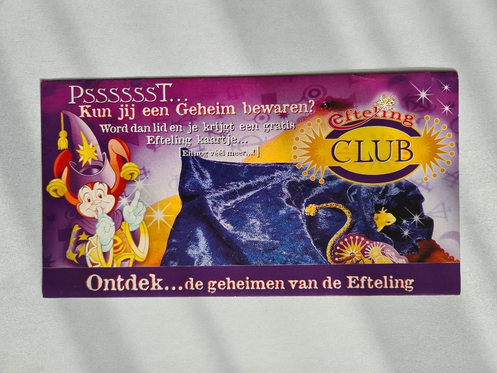 Efteling - Folder -21, Ophalen of Verzenden, Zo goed als nieuw, Overige typen