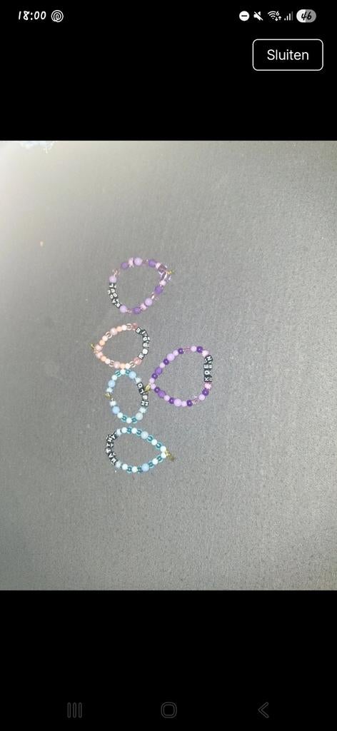 Bankzitters armbandjes, Sieraden, Tassen en Uiterlijk, Ophalen of Verzenden, Nieuw
