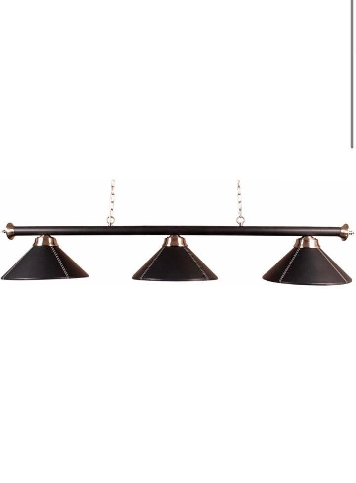 Poollamp met 3 kappen - Zwart, Huis en Inrichting, Ophalen, Zo goed als nieuw, Strak - sfeervol, 75 cm of meer
