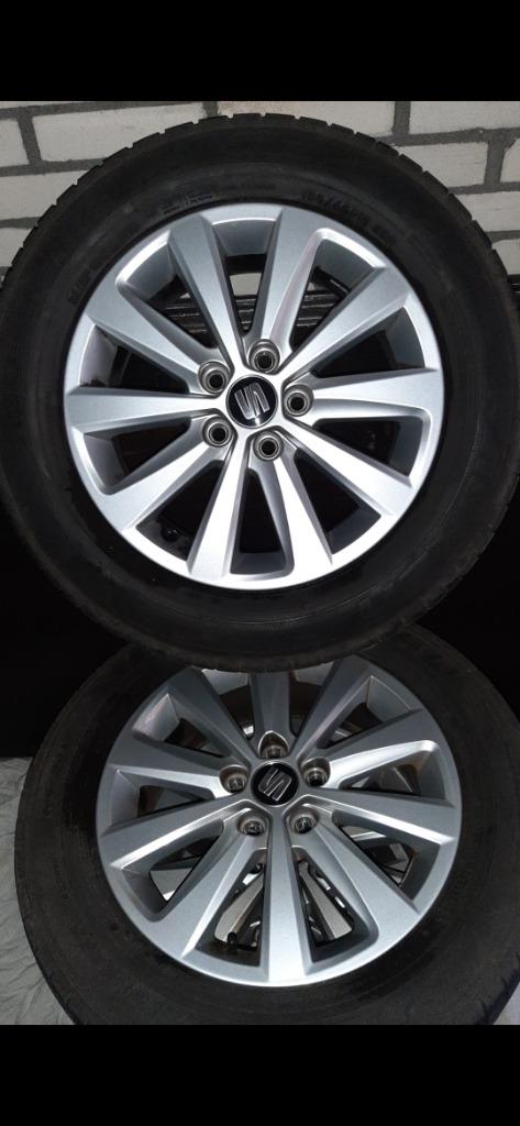 Velgenset seat ibiza 15 inch zomerbanden, Ophalen, Gebruikt, 15 inch, Banden en Velgen