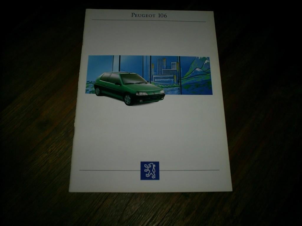 Peugeot 106 o.a. XSi 1993 44 pag., Verzenden, Zo goed als nieuw, Peugeot