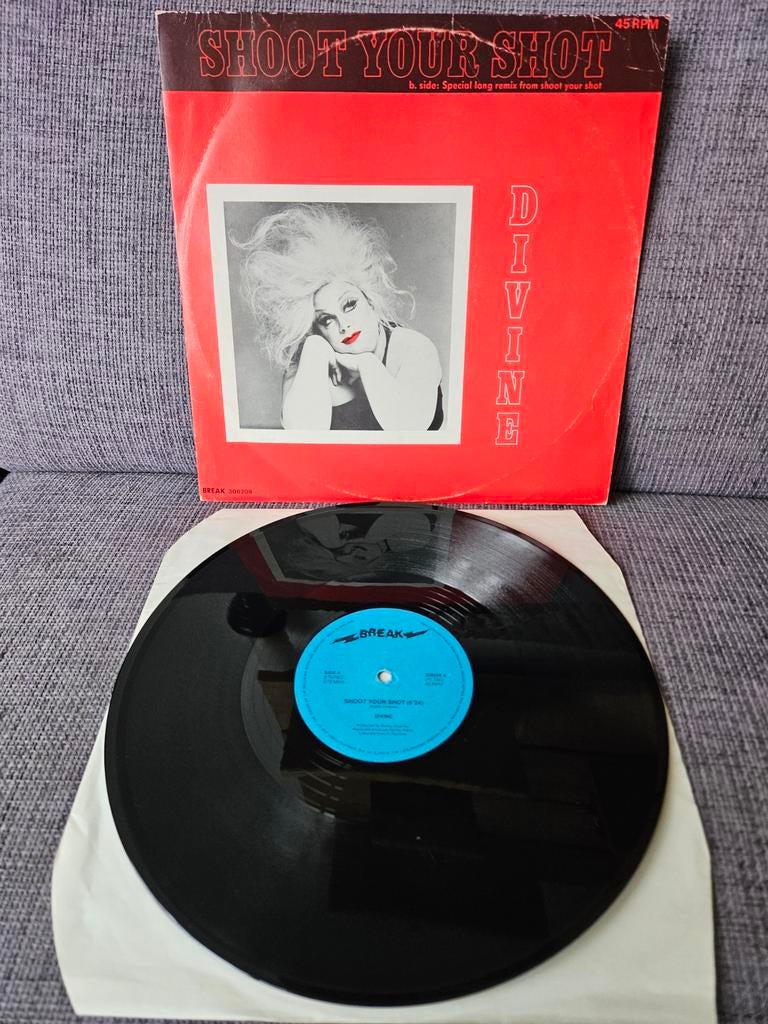Lp. Divine,shoot your shot, Ophalen of Verzenden, Zo goed als nieuw, 12 inch