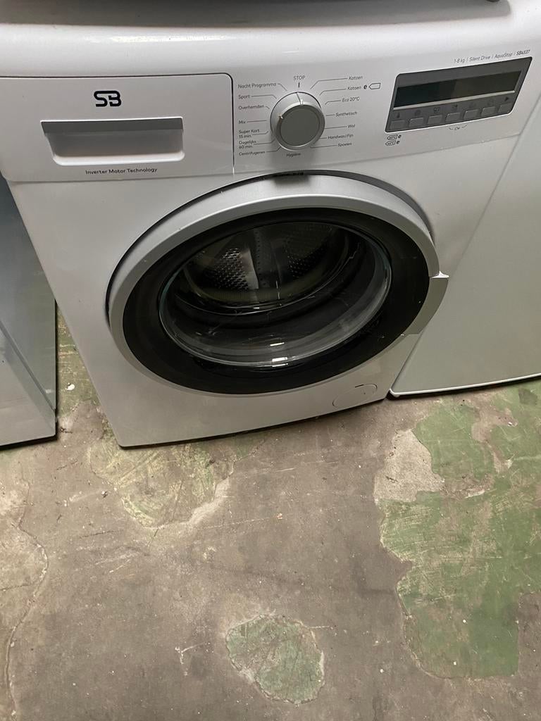 wasmachine smart brand 8 kg 1400 toeren A+++ aqua stop, Witgoed en Apparatuur, 1200 tot 1600 toeren, 8 tot 10 kg, Energieklasse A of zuiniger