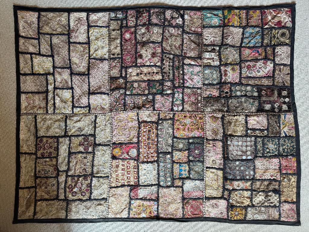 Wandkleed Quilt Patchwork, Oosters, 130 cm, Meerkleurig, 100 cm