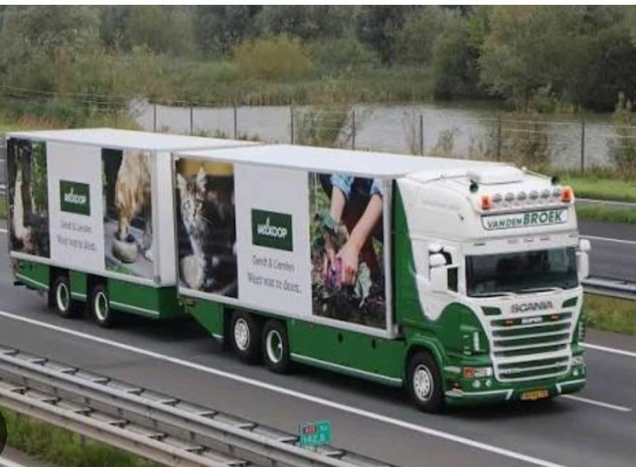 Wsi Scania R560 V8 Welkoop Gendt & Lienden Van Den Broek, Ophalen of Verzenden, Nieuw, Bus of Vrachtwagen, Wsi