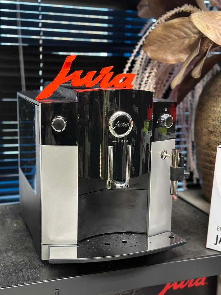 ☕ JURA C55 | REFURBISHED | PLATIN | GARANTIE |, Afneembaar waterreservoir, Espresso apparaat, Refurbished, Ophalen of Verzenden