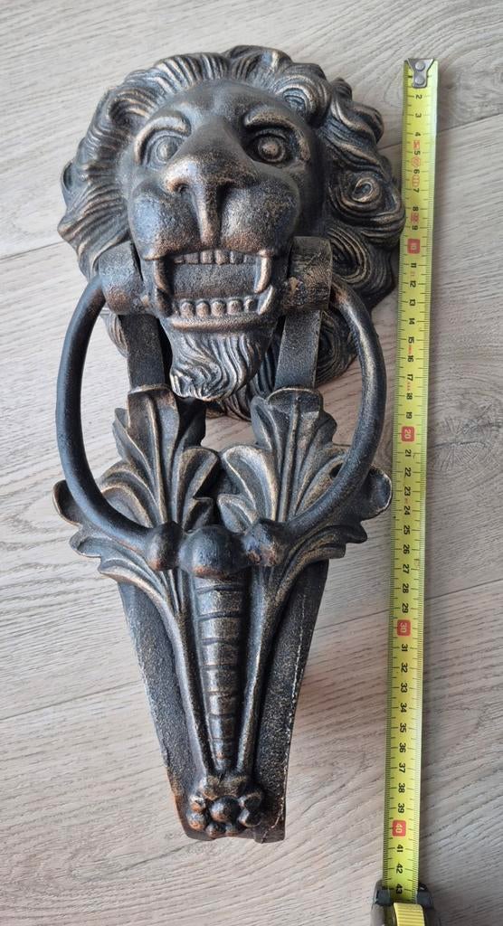 Antieke Gietijzeren Deurklopper Leeuw - Poort/Deur Decoratie, Ophalen, Nieuw