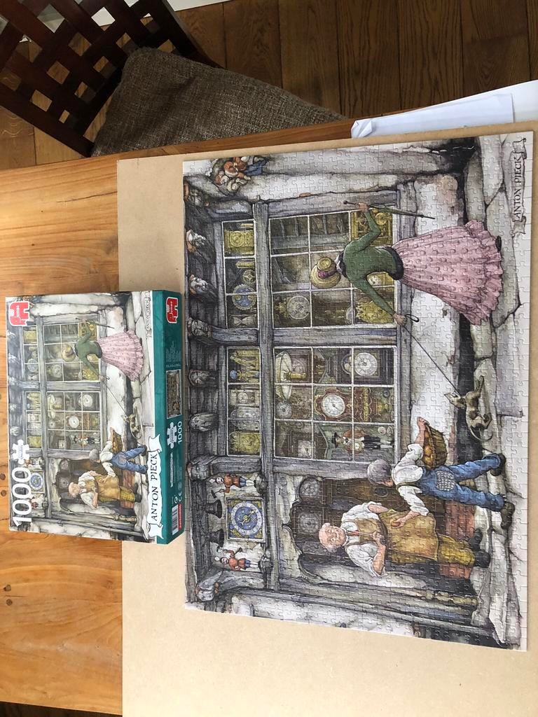 Puzzel Anton Pieck 1000 stukjes, Ophalen of Verzenden, 500 t/m 1500 stukjes, Zo goed als nieuw