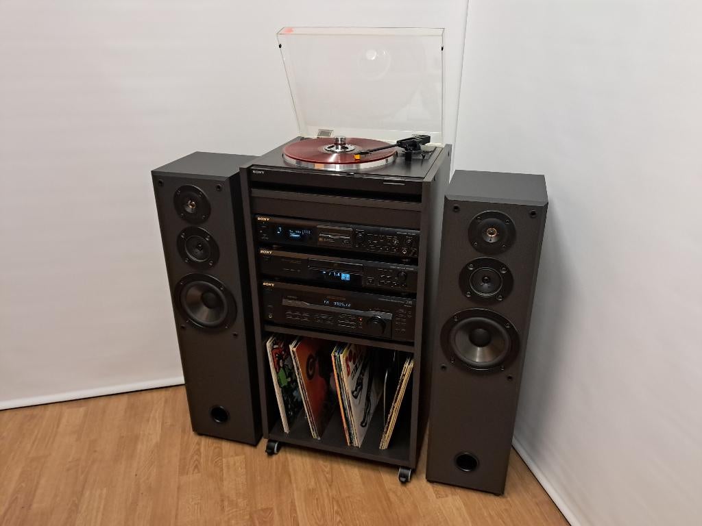 Sony vintage stereo-set compleet (incl. minidisc), Audio, Tv en Foto, Stereo-sets, Ophalen, Tuner of Radio, Overige merken, Losse componenten