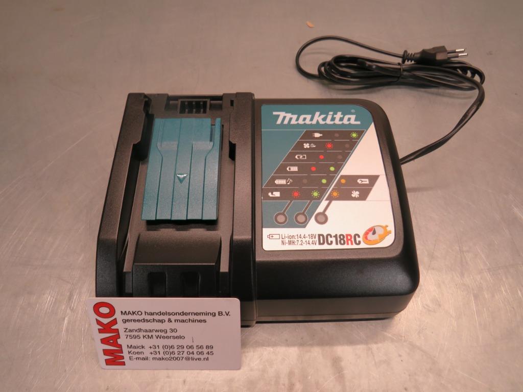 Makita DC18RC 14.4V - 18V Li-Ion Accu snellader Acculader, Doe-het-zelf en Verbouw, Makita, Nieuw, Zandhaarweg, Ophalen of Verzenden