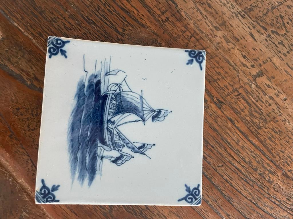 Harlinger aardewerk tegeltje, Ophalen of Verzenden