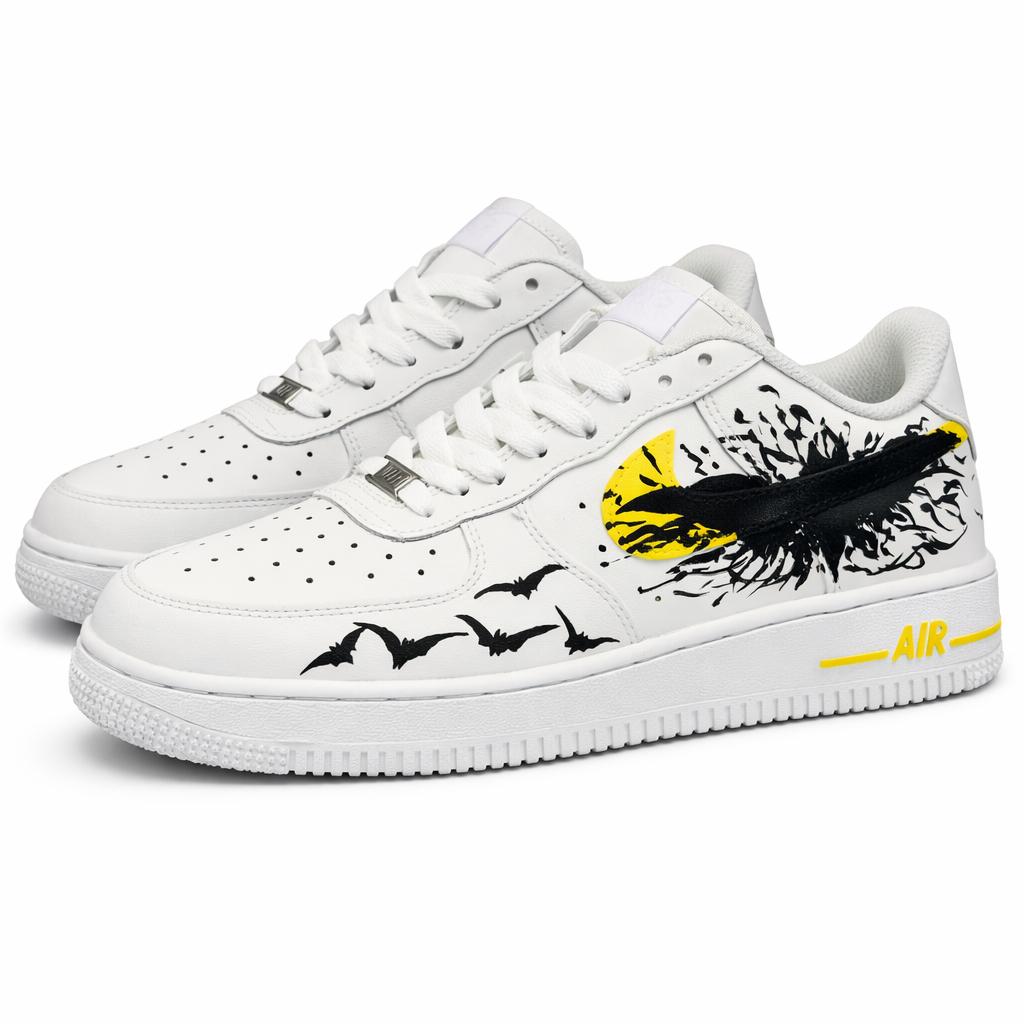 Comic Handgeschilderde Batman Airforce Sneakers - Maat 41, Overige kleuren, Overige typen, Nieuw, Ophalen of Verzenden