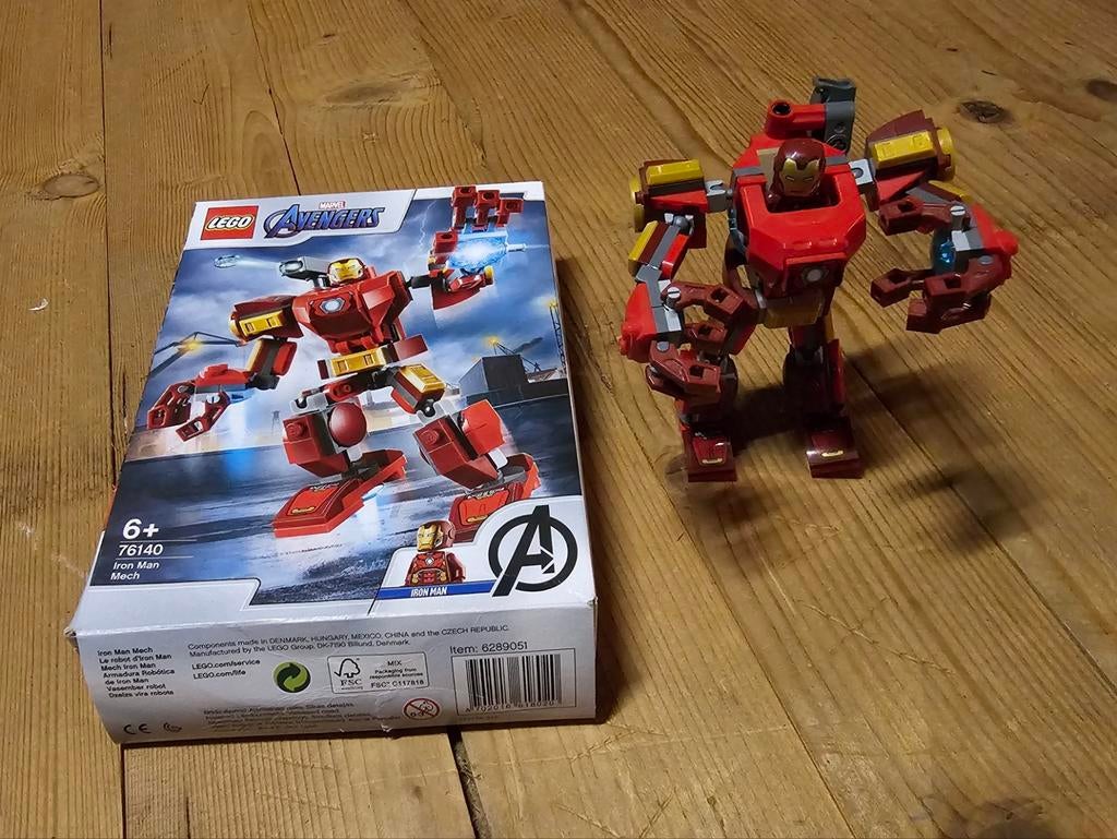 Lego 76140 Iron Man Mech, G1, Ophalen, Zo goed als nieuw