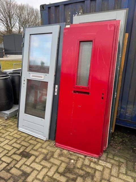Nieuwe voordeuren 82.5x220, 82.5x211en 82.5x211.5cm, Ophalen, Nieuw, Buitendeur, 200 tot 215 cm