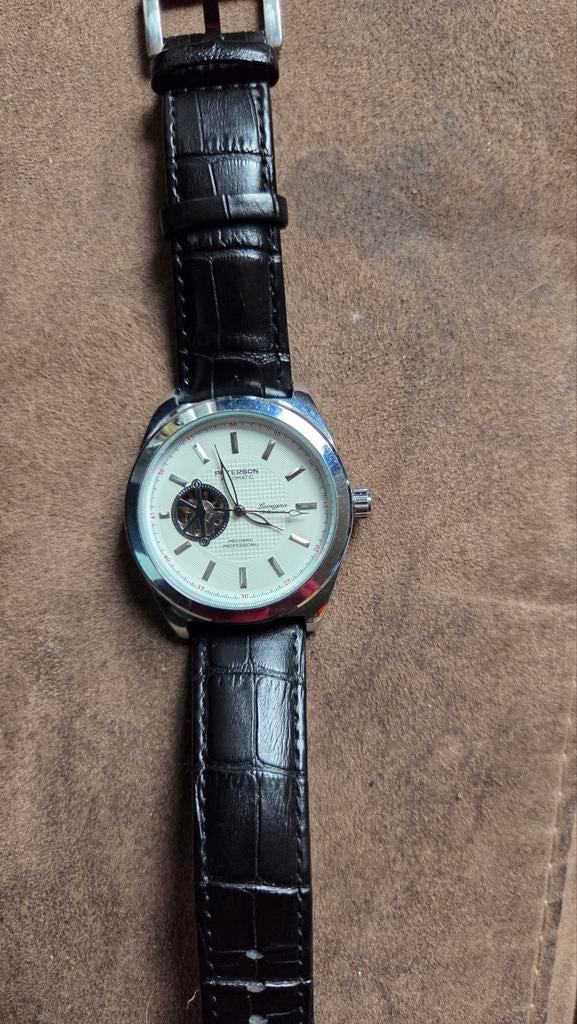Paterson Automatic Horloge - Stijlvol en Elegant, Overige merken, Staal, Polshorloge, Ophalen of Verzenden