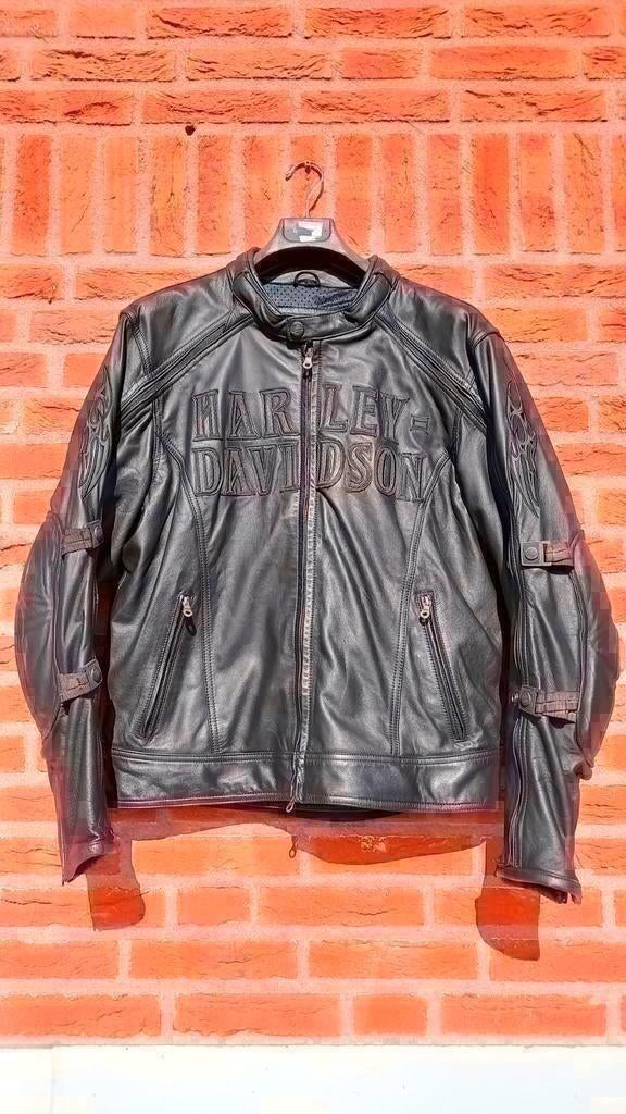 Harley Davidson "BLADE SKULL" jas - doorwaaijas, Ophalen of Verzenden, Jas | leer