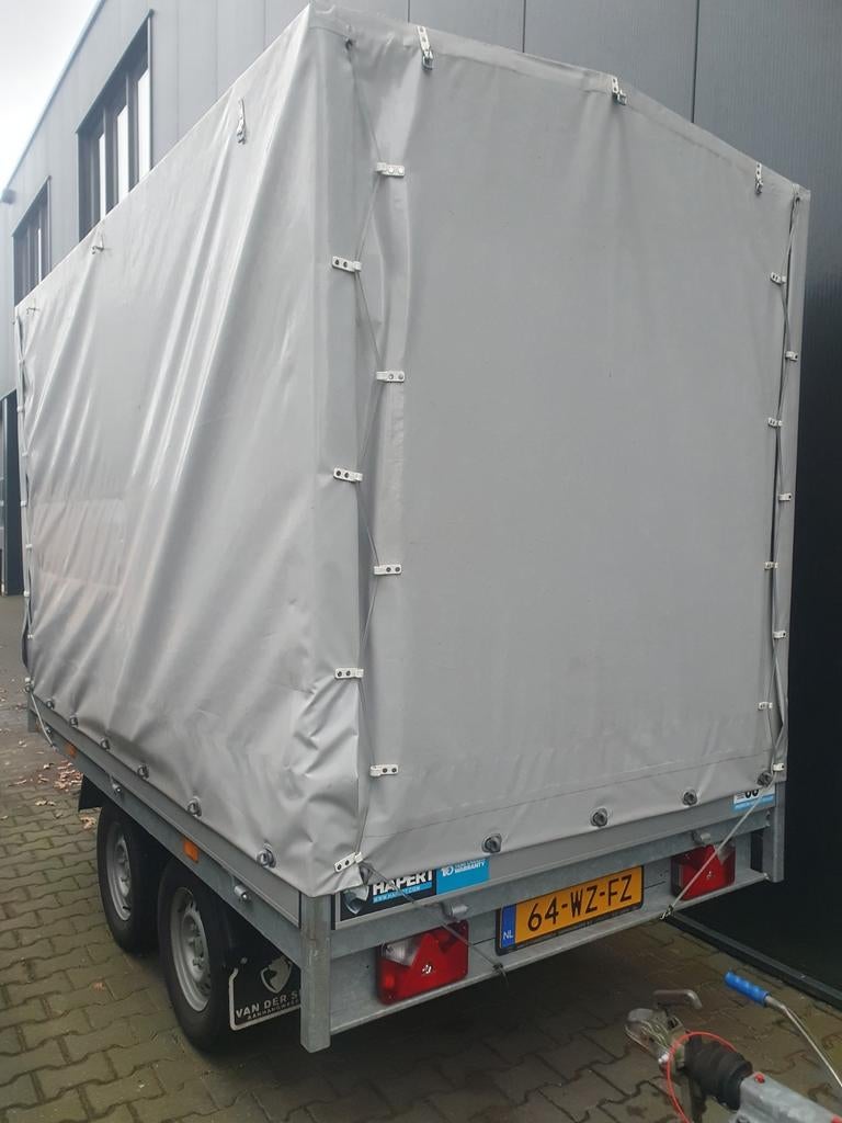 Hapert plateau huifwagen285x165x195 2 ton bj 2021, Ophalen of Verzenden, Nieuw