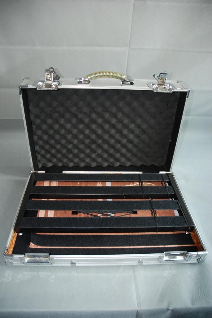 Inox Floorboard in flightcase van rockcase by warwick, Gebruikt, ., Inox, .
