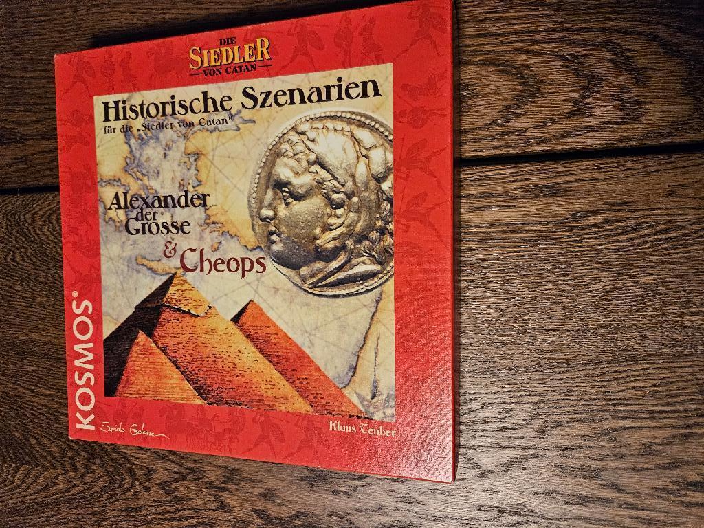 Catan Historisch Scenario Alexander de Grote en Cheops, Een of twee spelers, Ophalen of Verzenden, Gebruikt, KOSMOS
