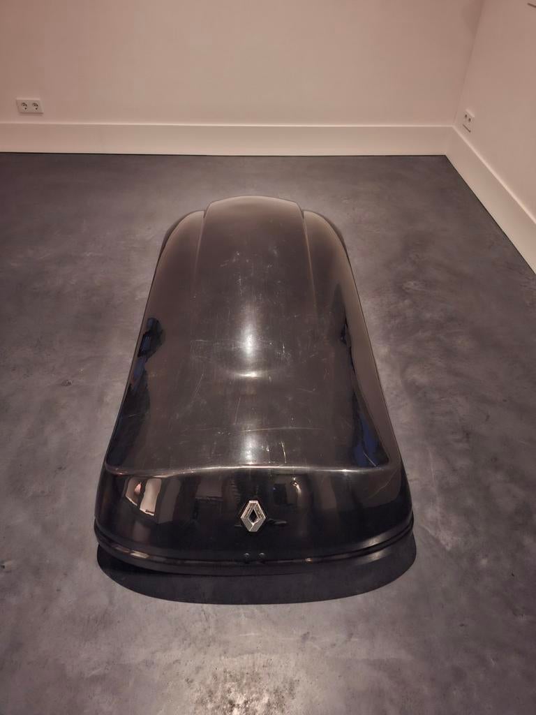 Renault dakkoffer/skibox incl. Thule wingbar edge dakdragers, Auto diversen, Dakkoffers, Ophalen