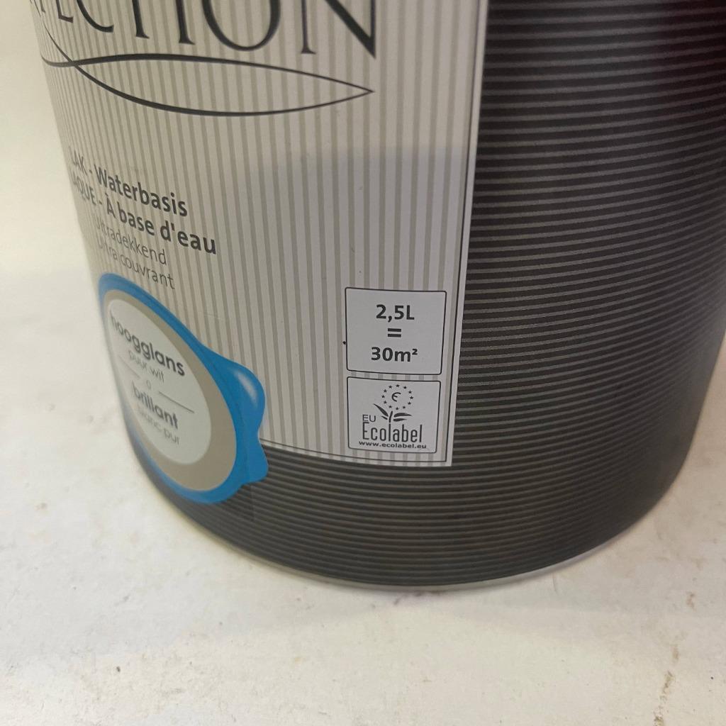 Perfection Lak Verf Puur Wit Hoogglans Ultradekkend 2.5L, Perfection, Nieuw, Perfection, Ophalen of Verzenden