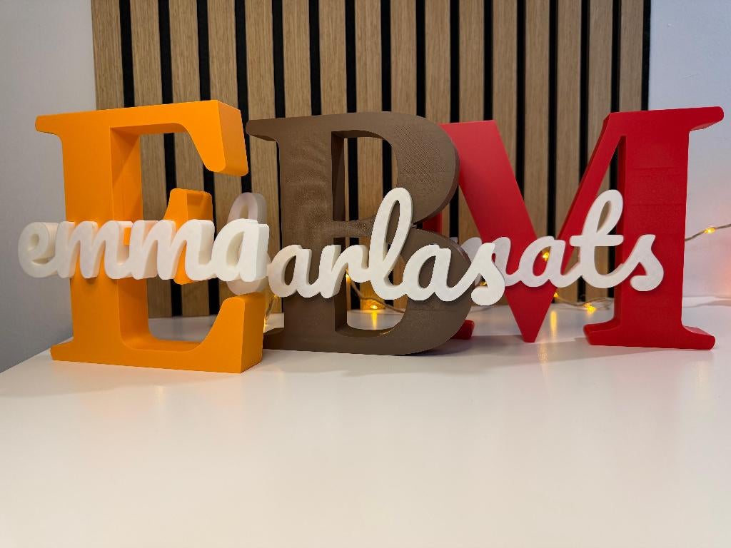 Gepersonaliseerde Naam Letter – Uniek cadeau, Kinderen en Baby's, Kraamcadeaus en Geboorteborden, Ophalen of Verzenden, Nieuw