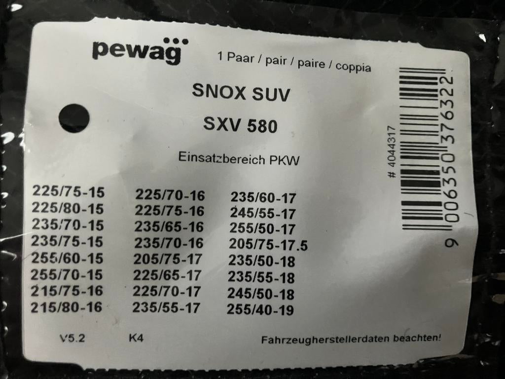 Sneeuwkettingen voor Suv en Camper of Bus, Ophalen of Verzenden