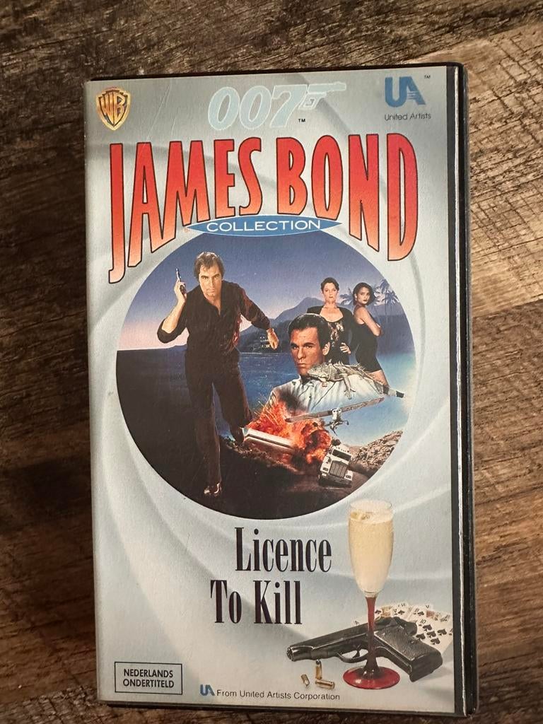 VHS video James Bond - Licence to kill, 007 T. Dalton, Vanaf 12 jaar, Ophalen of Verzenden, Zo goed als nieuw