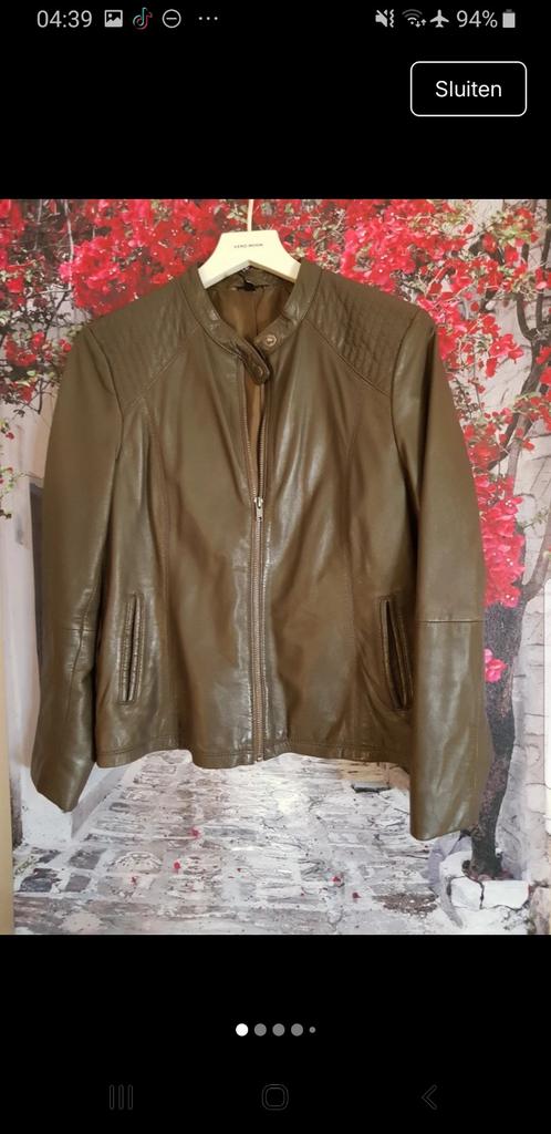 Hema nep leer jasje mt m, Kleding | Dames, Ophalen of Verzenden, Nieuw, Maat 38/40 (M), Zwart