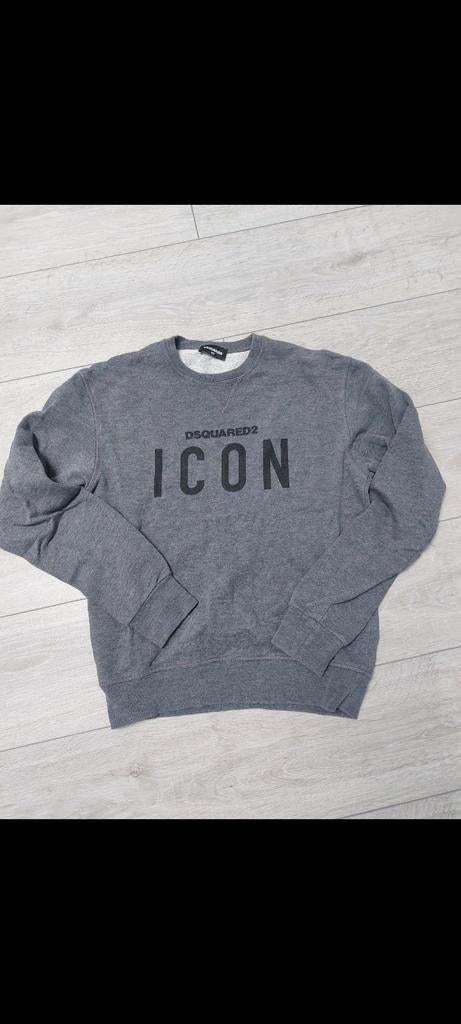 Grijs Dsquared2 sweater maat 16 jaar, Trui of Vest, Dsquared2, Ophalen of Verzenden, Zo goed als nieuw