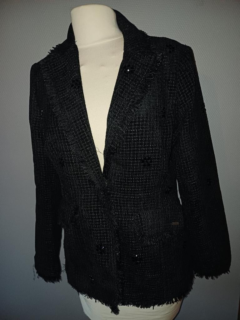 Ambika Zwarte Blazer met Details - Maat M/L, Maat 38/40 (M), Zwart, Nieuw, Ophalen of Verzenden