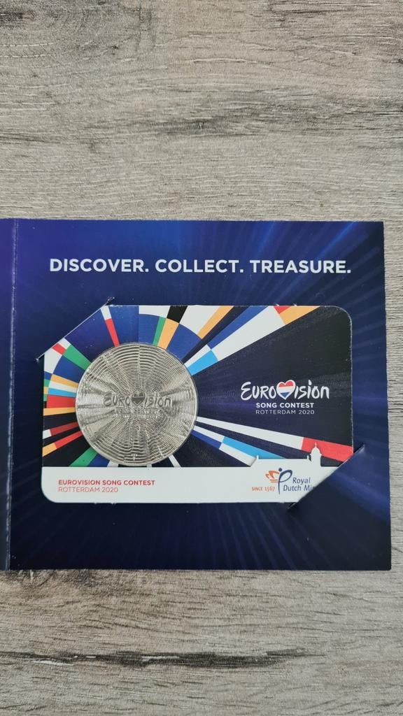 Eurovisie 2020 Coincard Rotterdam, Verzenden, Zilver, Nederland