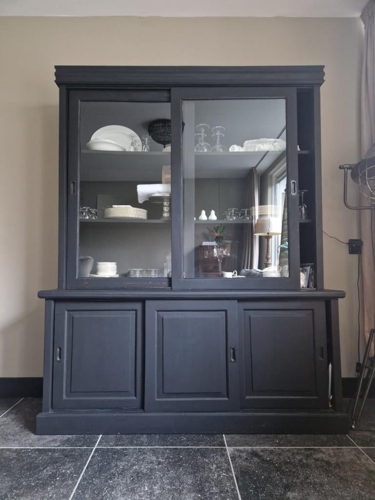 Servieskast, Huis en Inrichting, Kasten | Vitrinekasten, Ophalen, 100 tot 150 cm, Landelijk, 150 tot 200 cm