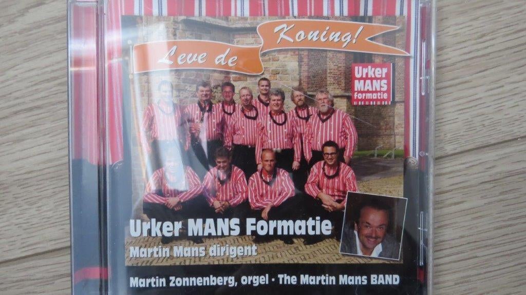 Cd: Leve de Koning, Urker Mans Formatie, Martin Mans, orgel, Cd's en Dvd's, Cd's | Religie en Gospel, Zo goed als nieuw, Gospel